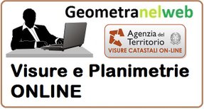 Visure catastali - planimetrie catastali - Catasto online - Geometra online